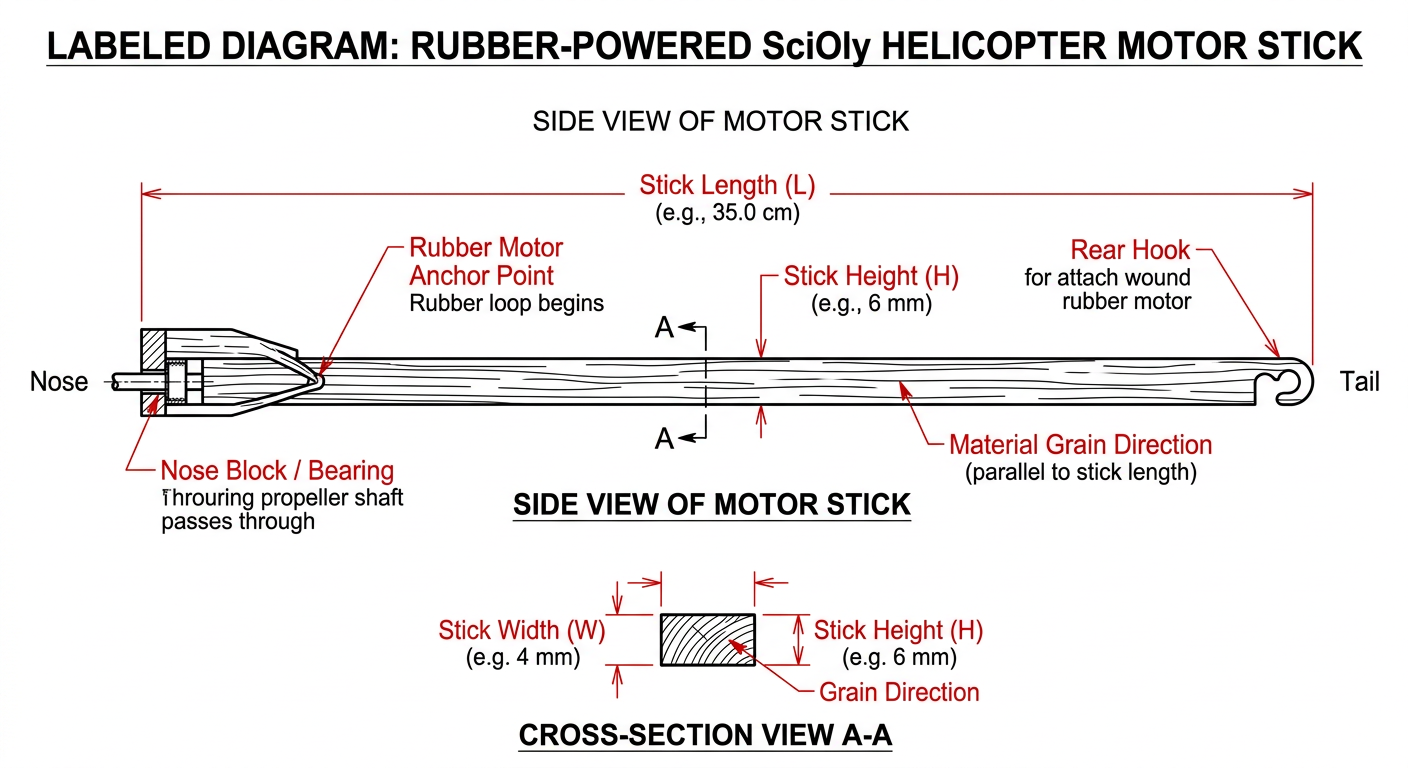 Study diagram for Motor Stick (Body)