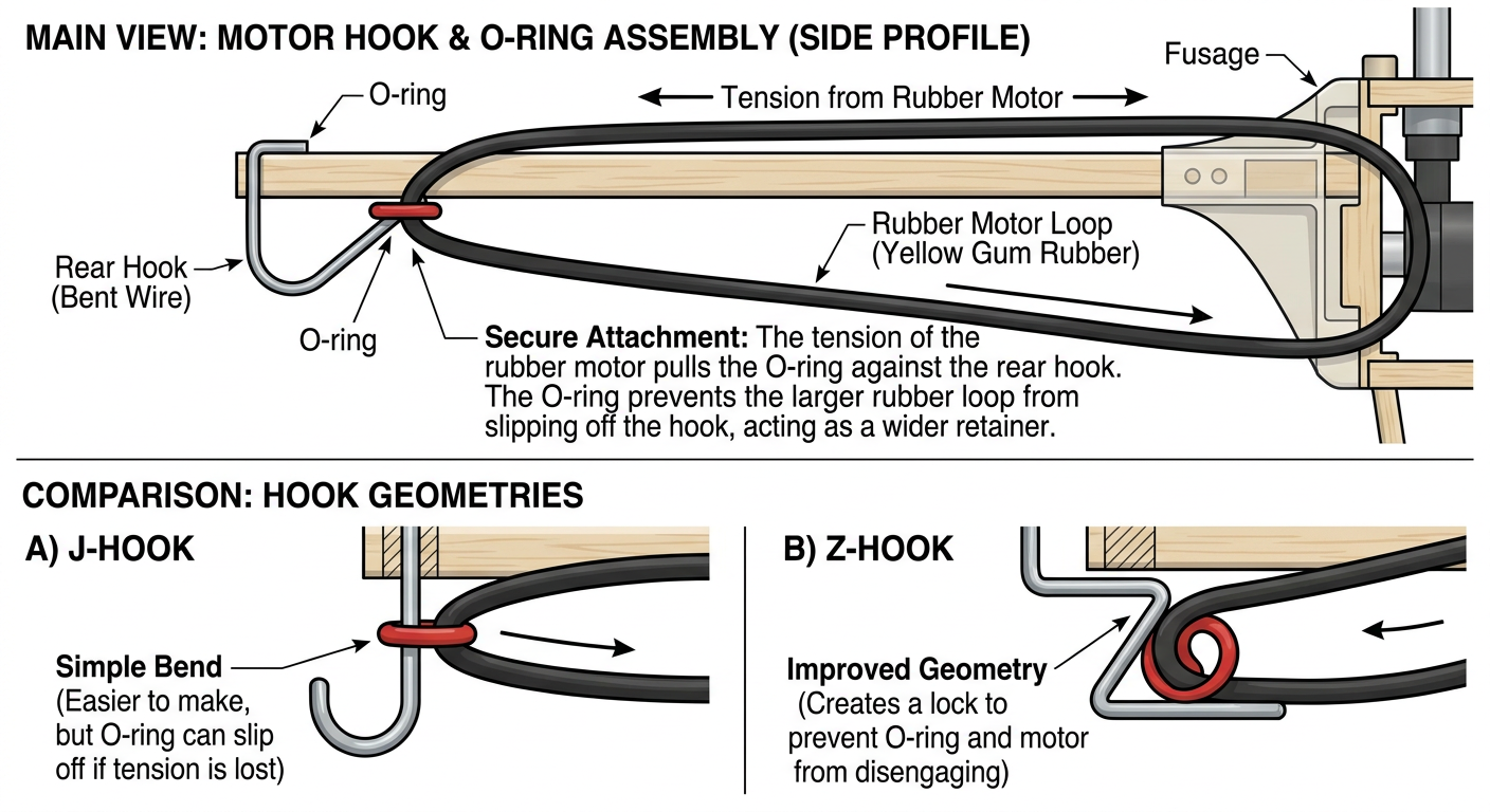 Study diagram for Motor Hooks & O-Rings