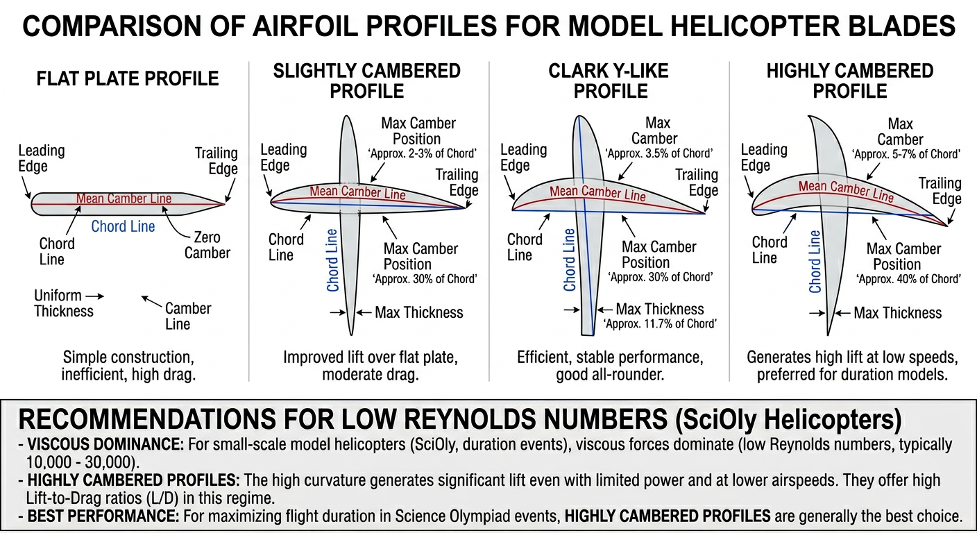 Study diagram for Blade Profile & Camber