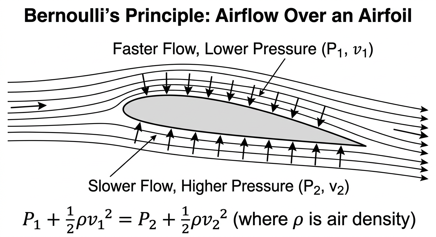 Study diagram for Bernoulli's Principle